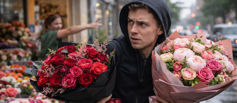 В Челнах 19-летний кавалер стащил с витрины два дорогих букета В Набережных Челнах в полицию обратился цветочн...