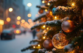 В Челнах установят 10 новогодних ёлок